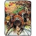 Attack on Titan Cast Fight Fleece Blanket