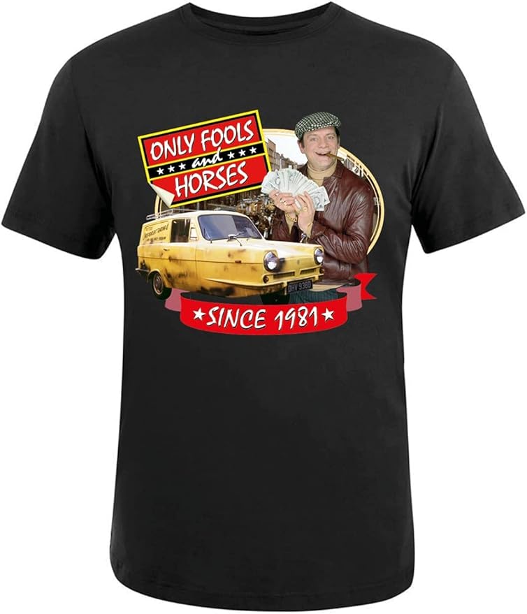 Only Fools and Horses 40th Anniversary Since 1981 Official T Shirt Amazon.co.uk Clothing