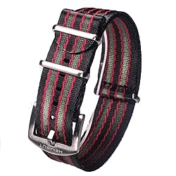 Hemsut Military Style Watch Strap, Seat Belt Watch