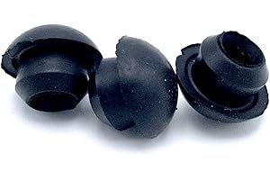 LAZZAR'S FLOOR JACK 8mm Floor Bottle Jack Plugs - 3 Pack, Black Rubber Hydraulic Filler Bung For Oil Reservoir Hole