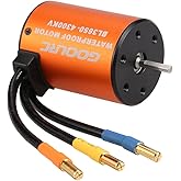 GoolRC 3650 4300KV Waterproof Brushless Motor for 1/10 RC Car HSP 94123 HuanQi 727 FS Racing 53625/53632