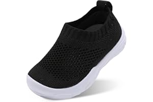 JOINFREE Toddler Boys Girls Sneaker Slip On Shoes Kids Lightweight Breathable Walking Shoes