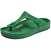 FUNKYMONKEY EVA Flip Flops Waterproof Adjustable Thong Sandals for Mens and Womens