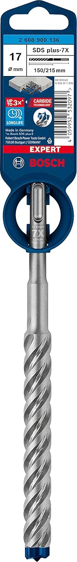 Bosch EXPERT SDS plus-7X Hammer Drill Bit 17 mm x 150 mm x 215 mm view 2