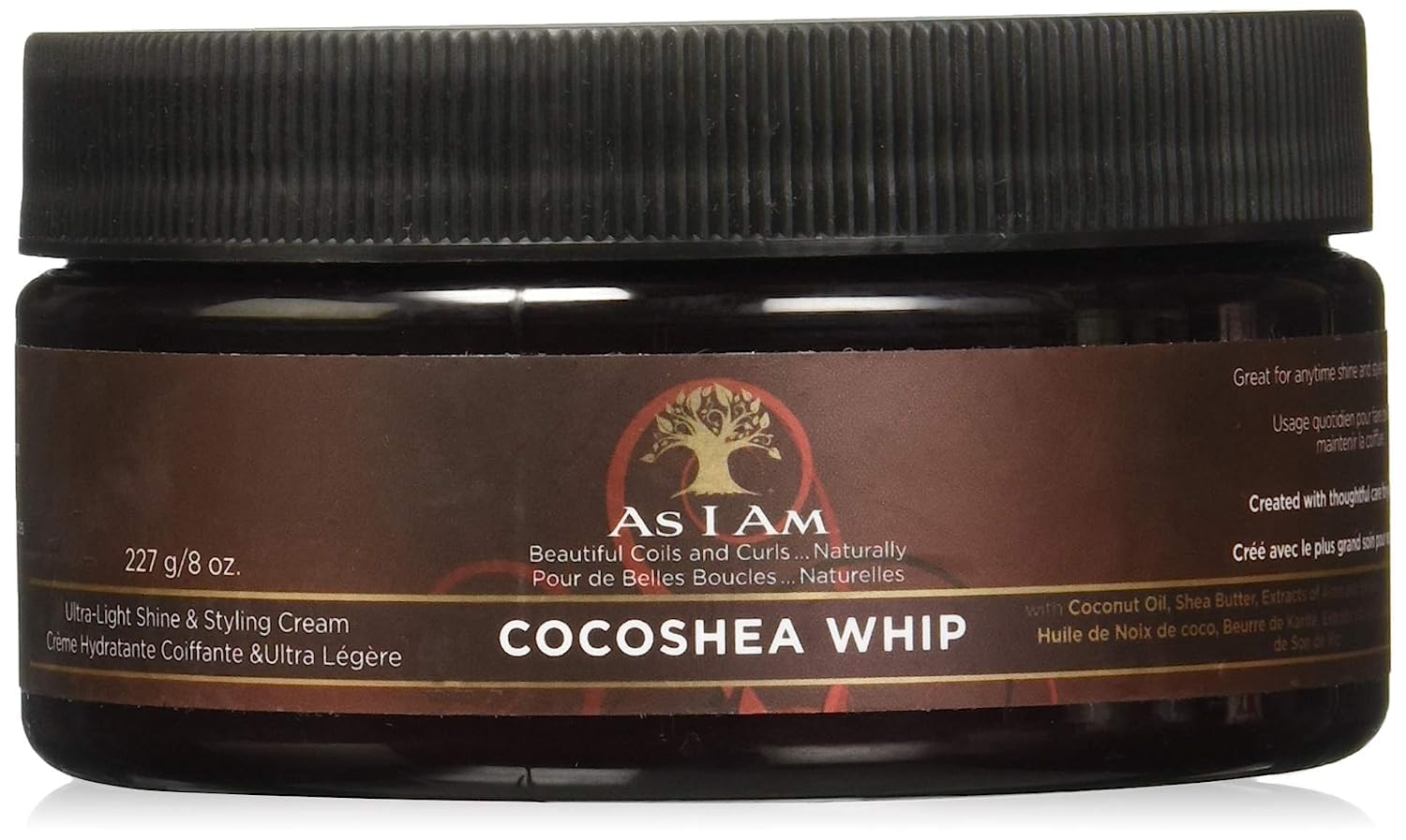 As I Am CocoShea Whip Ultra Light Hydrating & Styling Cream, 227g/8 oz other
