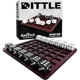 Dittle&trade;- Dice Battle | 2 Player Dice Games for Adults | Adult Board Games for 2 Players | Best Two Player Game for Adults | Two Person Wooden Coffee Table Fun | Bar Game for Adult Indoor Tabletop