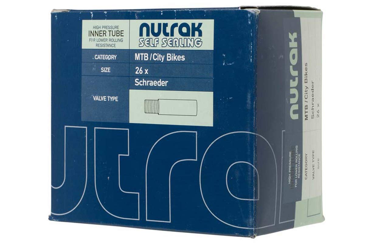 Nutrak 26 x 2.1-2.4 inch Schrader - self-sealing inner tube