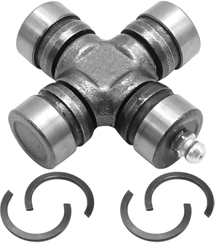 Aynaxcol 27200-38810 1PC U-Joint with 4PCS Clamps Replacement for