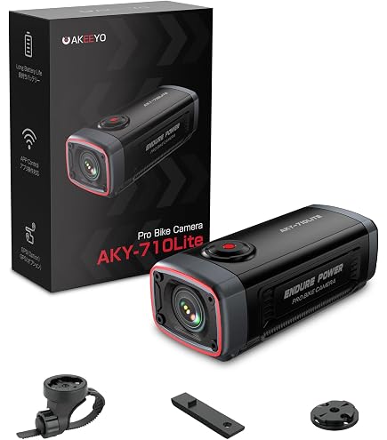 Amazon.com: AKEEYO AKY-710S Motorcycle Camera 4K 28fps, 2K 55fps
