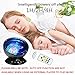 [Wall Adapter Included] Remote Control Ocean Wave Projector 7 Colors Led Night Light with Built-in Music Player for Living Room and Bedroom