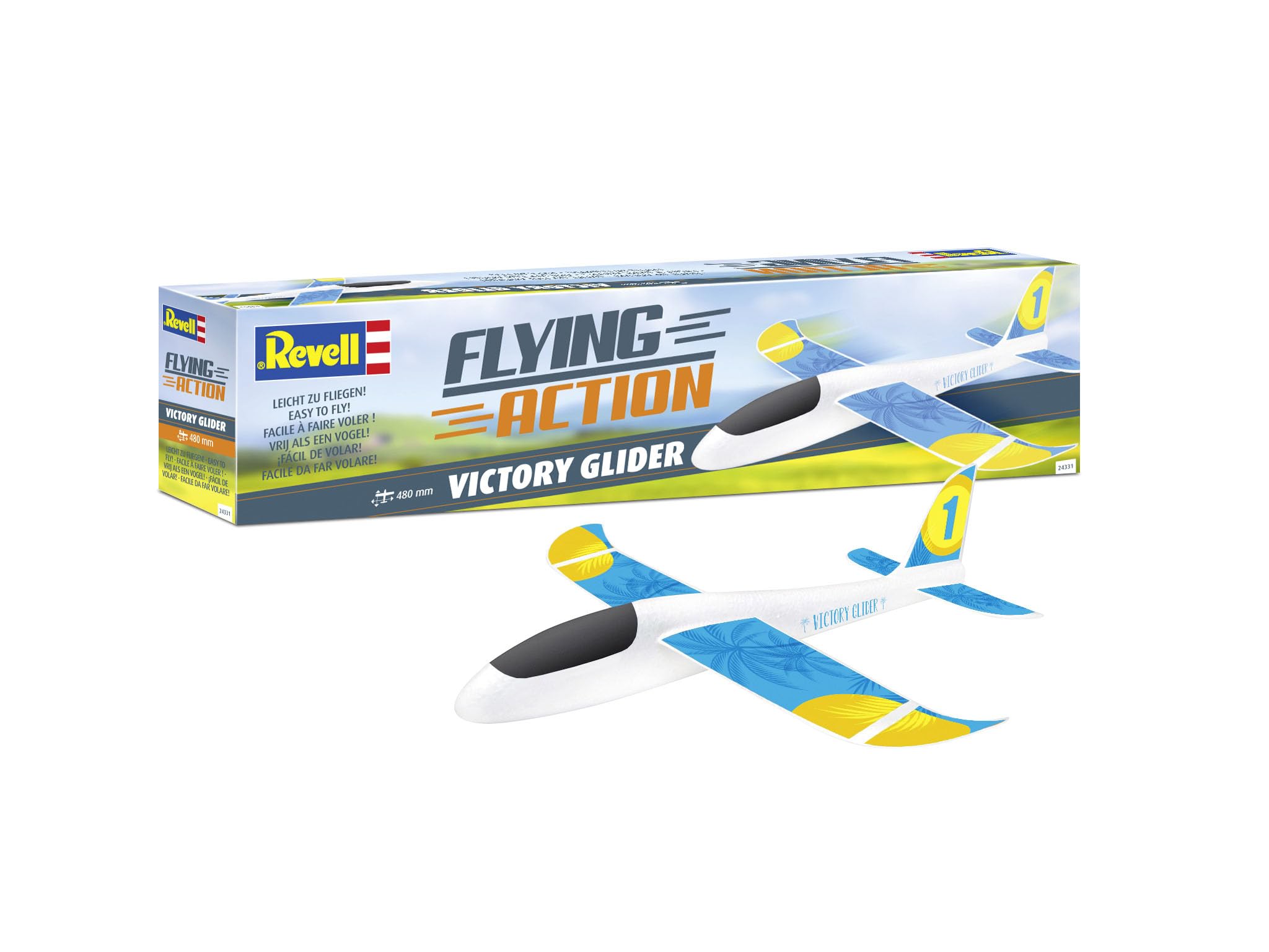 Revell 24331 Victory Hand-Launch Glider | Easy to build | Fun to fly | 6 Years+