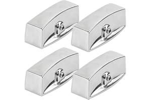 GYPNS Range Valve Knob for Kitchen Gas Stove, Oven Hob Panel Control Knob Compatible with D-Shaped air Interface Burner Gas Valve, Upgrade Replacement Commercial Grill Chrome Knobs