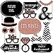 Big Dot of Happiness Rose Gold Bridal Shower - Photo Booth Props Kit - 20 Count
