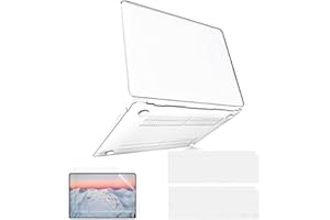 B BELK Compatible with MacBook Air 13 inch Case 2022-2018 Release A2337 M1 A2179 A1932, Clear MacBook Air Case + 2 Keyboard Covers + Screen Protector