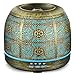 Diffusers for Essential Oils, Ultrasonic Cool Mist 600ml Essential Oil Diffuser for Large Room, Iron Metal Aromatherapy Diffuser