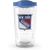 Tervis Made in USA Double Walled NHL New York Rangers Insulated Tumbler Cup Keeps Drinks Cold & Hot, 16oz, Primary Logo