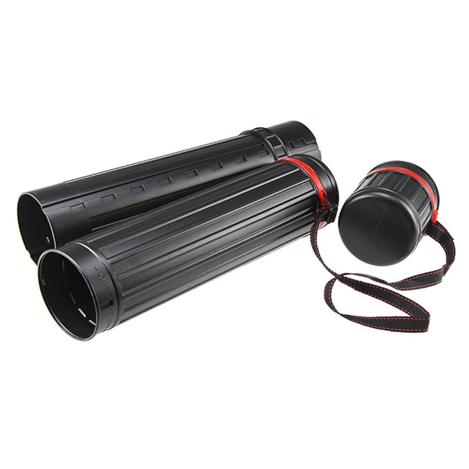 Poster Tube Plastic Storage Tube Expands from 54 cm to 81 cm Length