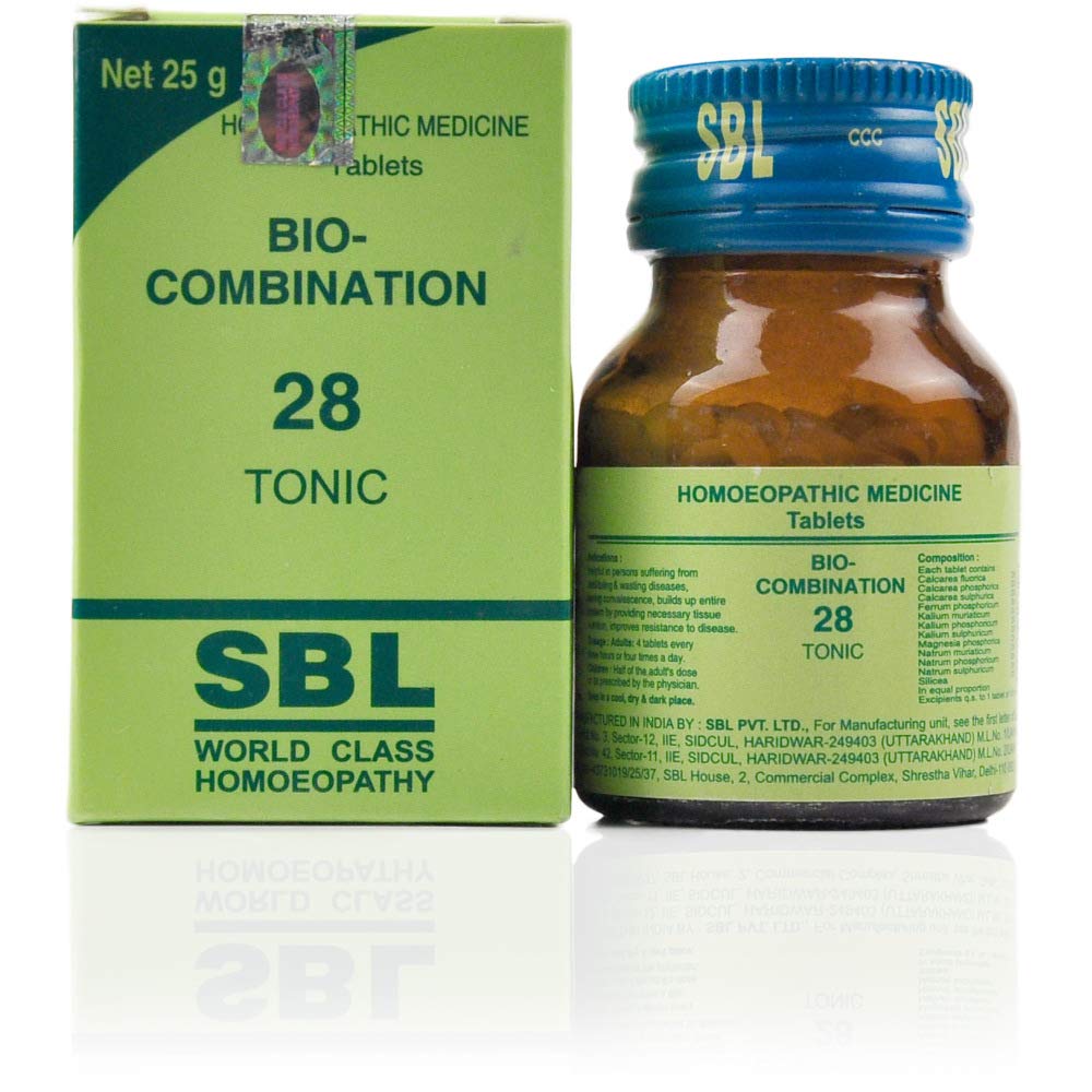 (Pack of 2) SBL Bio Combination 28 Tonic, 25g New