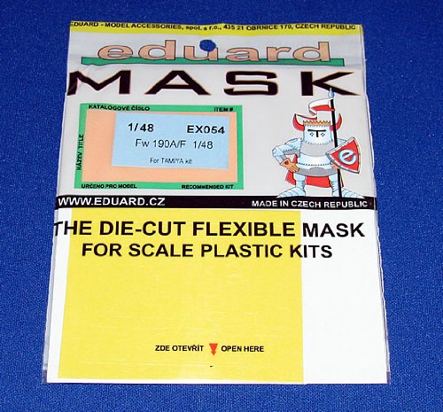 Eduard Masks 1:48 - Fw 190a/f Tamiya Kit