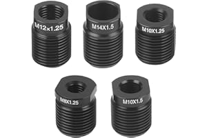 CZMZHFC 5 Pcs Shift Knob Adapters,Thread Adapters Sleeve Reducing Nut,M8x1.25,M10x1.25,M12x1.25,M14x1.5,M10x1.5,Gear Shift Knob Thread Adapter,Nut Insert Car Kit for General Motors