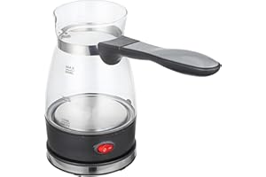 KiBcsLic Electric Turkish Coffee Pot Kettle Coffee Maker with Long Handle for Office Kitchen, 220V