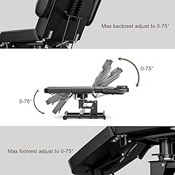 SyyBhb 360° Swivel Massage Table with