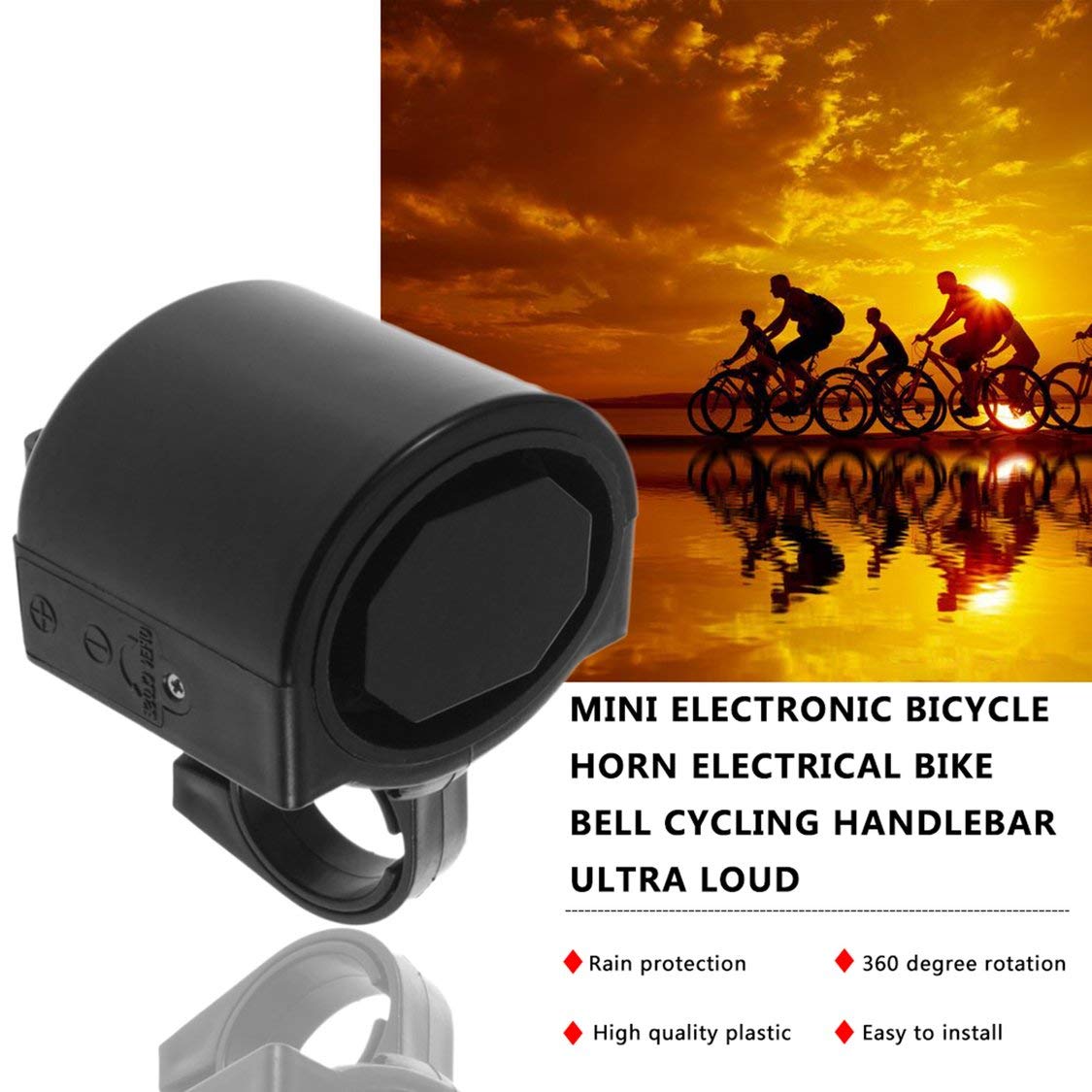 Bike Horns Sports & Outdoors Mini Electronic Bicycle Horn Electrical