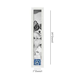 ArtToFrames 5x32 Inch White Picture Frame, This