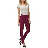 Rekucci Women's Ease into Comfort Stretch Office Casual Slim Pant