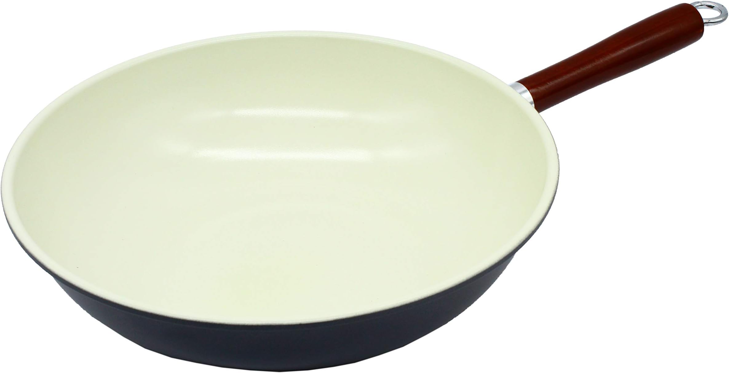 eKitchen Carbon Steel Wok- Black