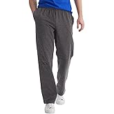 Hanes Men
s Essentials Jersey Sweatpants, Cotton Lounge Pants with Pockets for Men, 32” Inseam