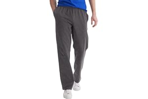 Hanes Men's Essentials Jersey Sweatpants, Cotton Lounge Pants with Pockets for Men, 32” Inseam