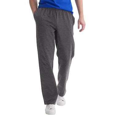 Pantalón De Jogging Baggy Para Hombre - Gris, Algodón, Cintura Elástica, Corte Ancho Y Cálido