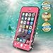 iPhone 7 Waterproof Case, Effun IP68 Certified Underwater Waterproof Shockproof Dirtproof Full Sealed Case Cover for iPhone 7 (4.7 inch) Pink [New Version]