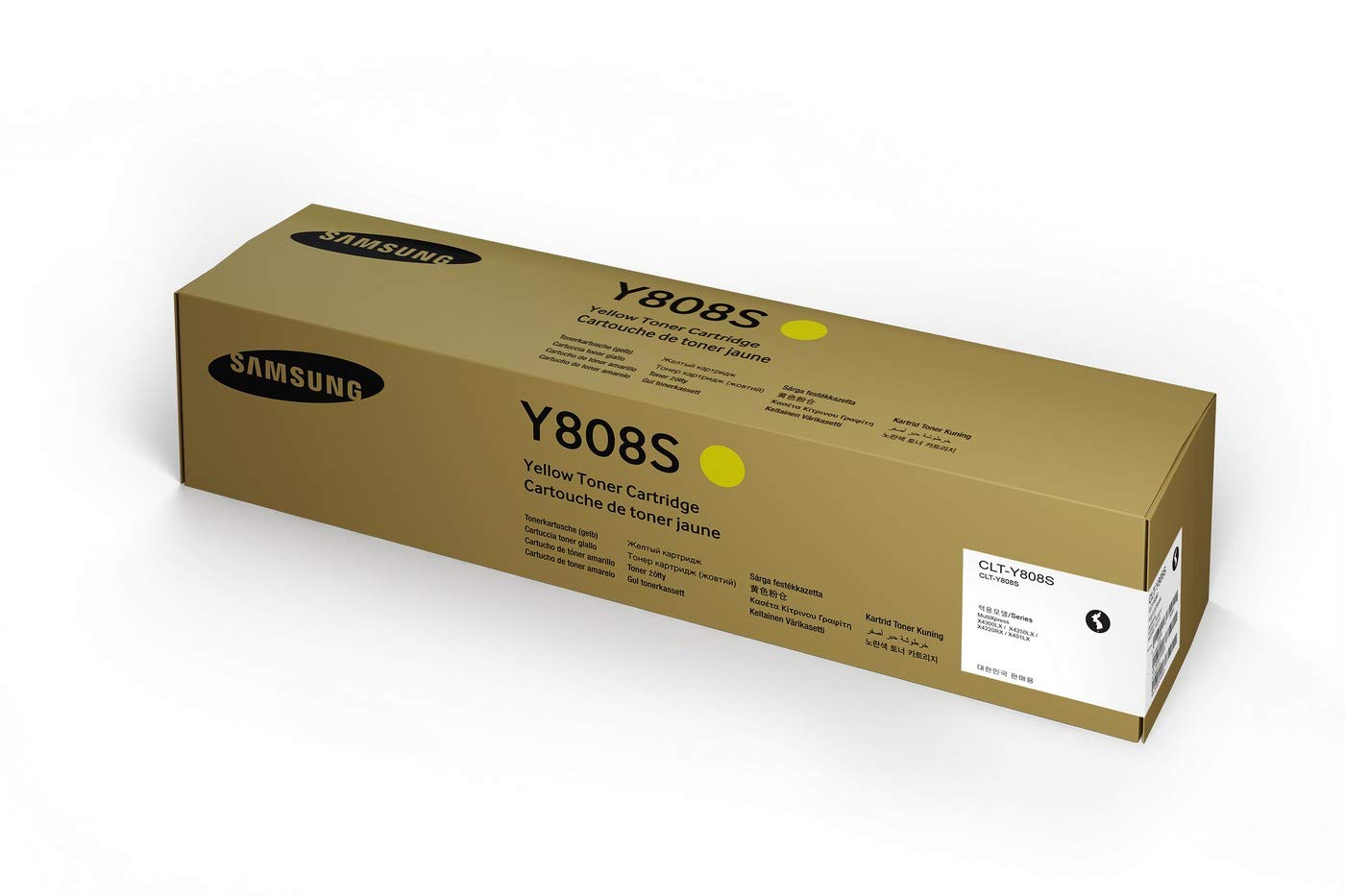 Samsung SS735A CLT-Y808S Toner Cartridge, Yellow, Pack of 1