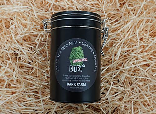 Citra hop whole leaf - 2017-100g - Airtight, reusable and resealable CO2 Flushed tin