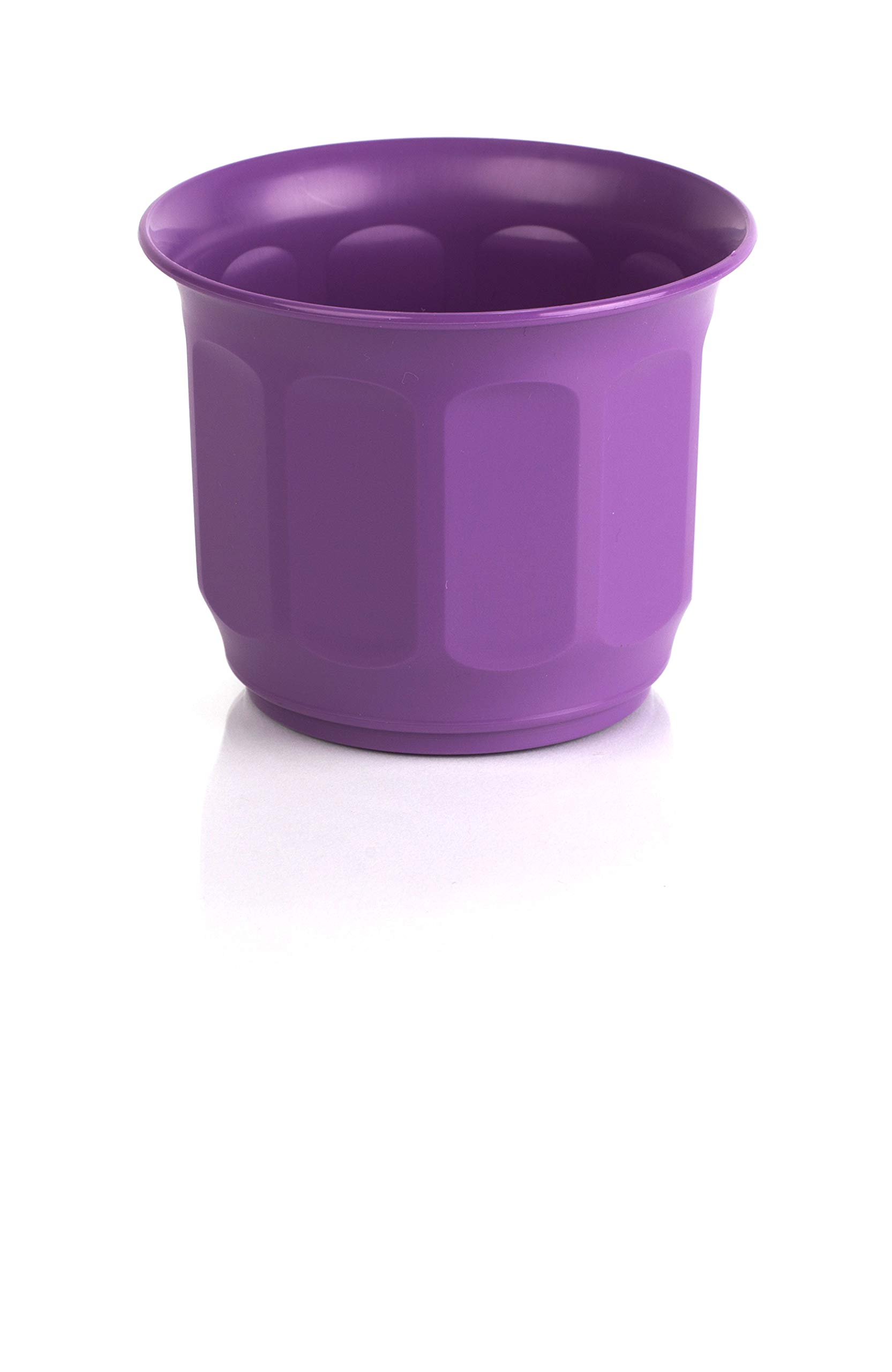 Kimmel Planter Flower Pot Plant Pot Diameter 9 cm for Small Flower Pots Purple