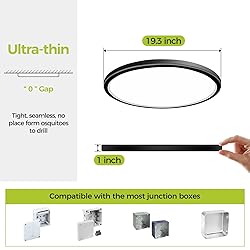 1PACK Flush Mount LED Ceiling Light Fixture
