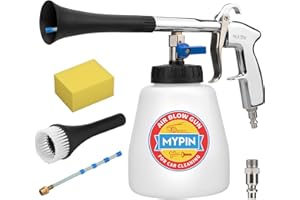 Aluminium Car Cleaning Gun Set with Tapered Nozzle, 6-9.2Bar High Pressure Air Blow Gun with 2 Set Nozzle, Pressure Air Blowe