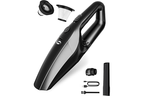 SERVOMASTER Handheld Vacuum Cordless Car Vacuum Cleaner Portable Mini Rechargeable with Powerful Suction and Lightweight Desi