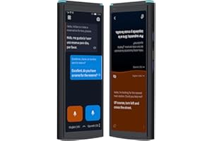 iFLYTEK Language Translator Device, Face-to-Face Bidirection Simultaneous Translation, 60 Languages and 18 Offline Packs, 2-Year Global Data, Instant Voice Translator for Travel, Learning, Business