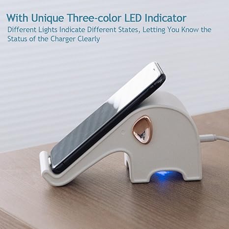 10w Wireless Qi Charger Stand Base Kit Love White Elephant Gifts Wireless Charger For Apple Iphone 11 Pro11xxsxrxs Max88 Plus Samsung