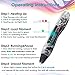 3D Printing Pen 4.0 Version - Non-Toxic - Won't Clog - One Button Operation Comes w/ 4 Drawing Templates +3 PLA Filament +1 Small Shovel + 1 Transparent Sheet
