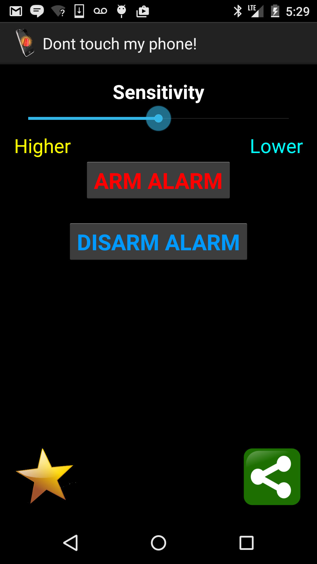Dont touch my phone alarm / motion alarm / touch alarm