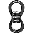 PROND Swing Swivel 35kN Safest Rotational Device, Swing Spinner, Carabiner Swivel, Climbing Rope Swivels for Children’s Web Tree Swing Setting, Aerial Dance, Hanging Hammock