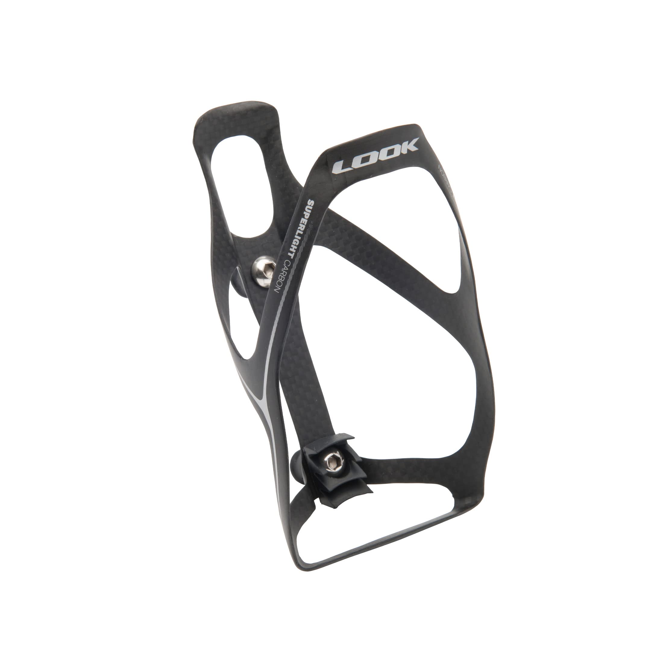 LOOK Unisex - Adult Super Light Bottle Holder, Black/Silver Matt, One Size