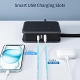 NTONPOWER 4 Way Wall Mounted Extension Lead USB C 3250W 13A 1.6M Cord Travel view 4