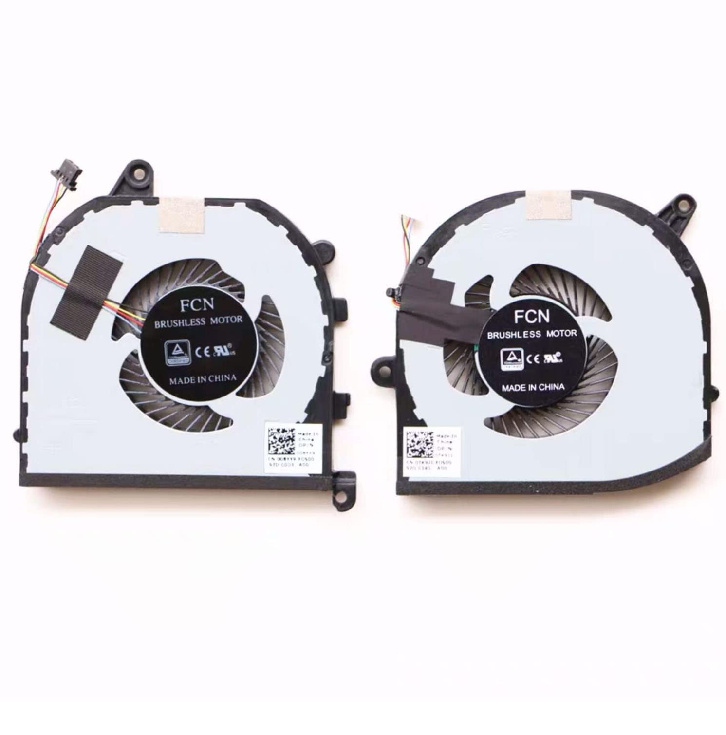 Fleshy Leaf NEW CPU+GPU Cooling Fan Replacement for Dell XPS 15 9570 Precision 5520 5530 Series 008YY9 0TK9J1 TK9J1 08YY9