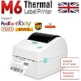 Thermal Shipping Label Printer - Direct Thermal High Speed Printer - Compatible with Amazon, Ebay, Etsy, Shopify - 4×6 Label Printer & Multifunctional Printing - Compatible with Windows/Mac OS