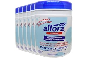 Allora Disinfectant Wipes (6 x 150-wipe tubs)